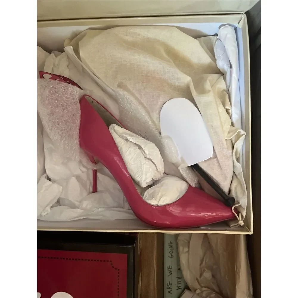 Sophia Webster Patent Leather Butterfly Pump Very berry pink Size EUR37 - Picture 3 of 4